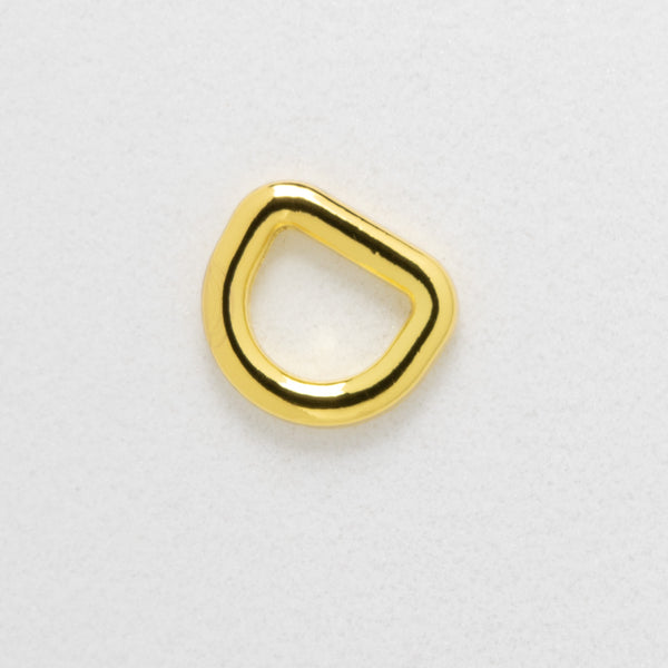 10mm Gilt D-Ring (Pack of 10)