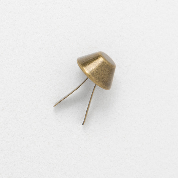 12mm Antique Brass Bottom Dome (Pack of 10)