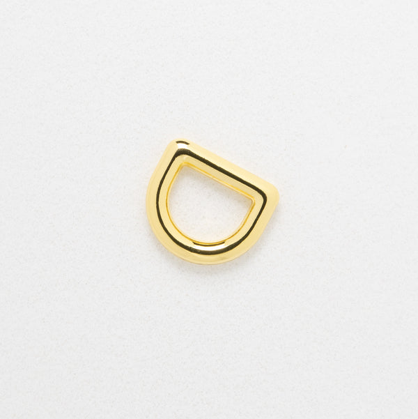 13mm Gilt D-Ring (Pack of 10)