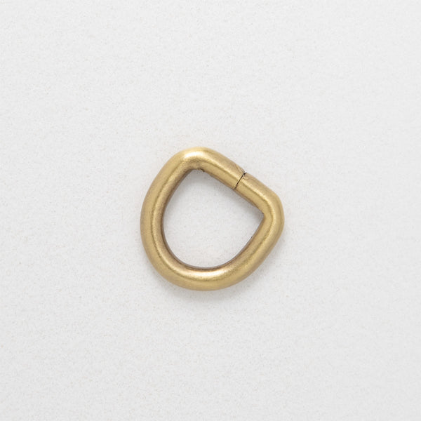 13mm Antique Brass D-Ring (Pack of 10)