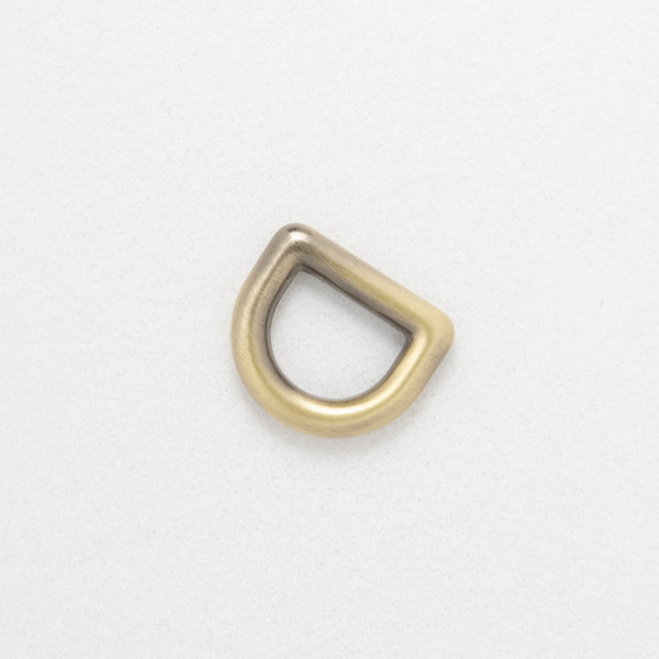 13mm Antique Brass  D-Ring (Pack of 10)