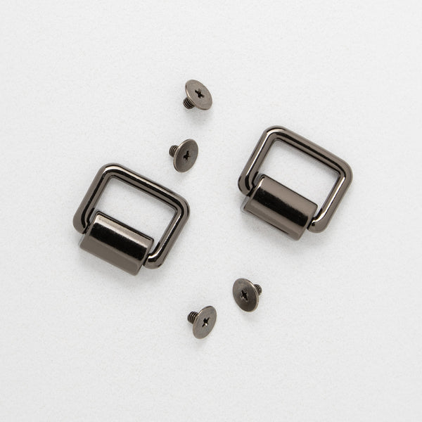 16mm Gunmetal Handle Holder (Pack of 2)