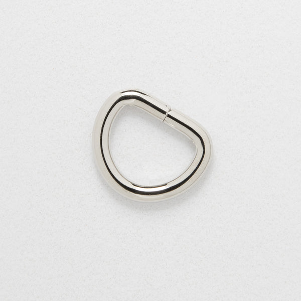 17mm Nickel D-Ring (Pack of 10)