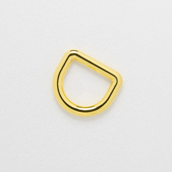 19mm Gilt D-Ring (Pack of 10)