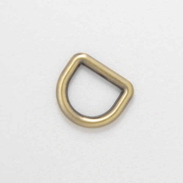 19mm Antique Brass D-Ring (Pack of 10)