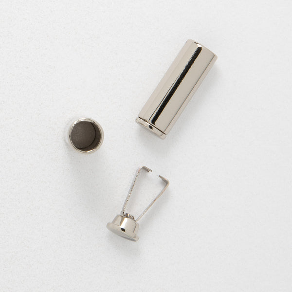 21*7mm Nickle Rope Ends (Pack of 10)