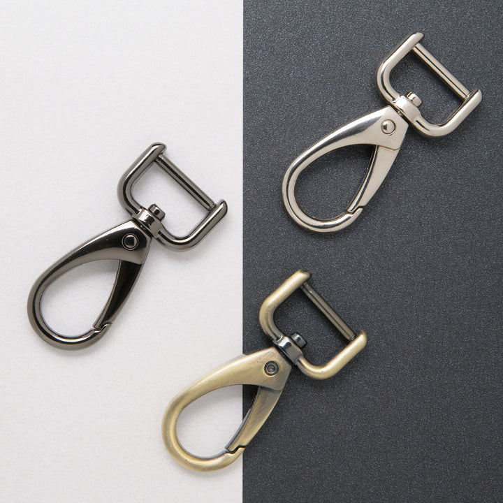 16mm trigger hooks in nickel, gun metal and antique brass