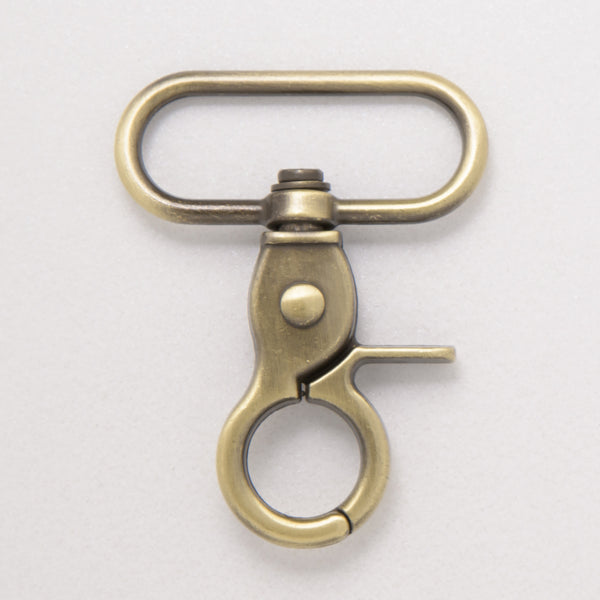 38mm Antique Brass Trigger Hook (Pack of 10)