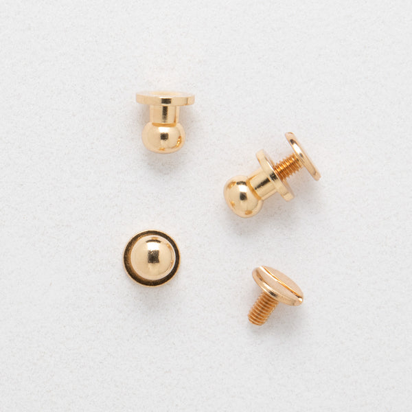 7*5mm Light Gilt Holster Stud (Pack of 10)