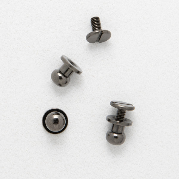 7*5mm Gunmetal Holster Stud (Pack of 10)