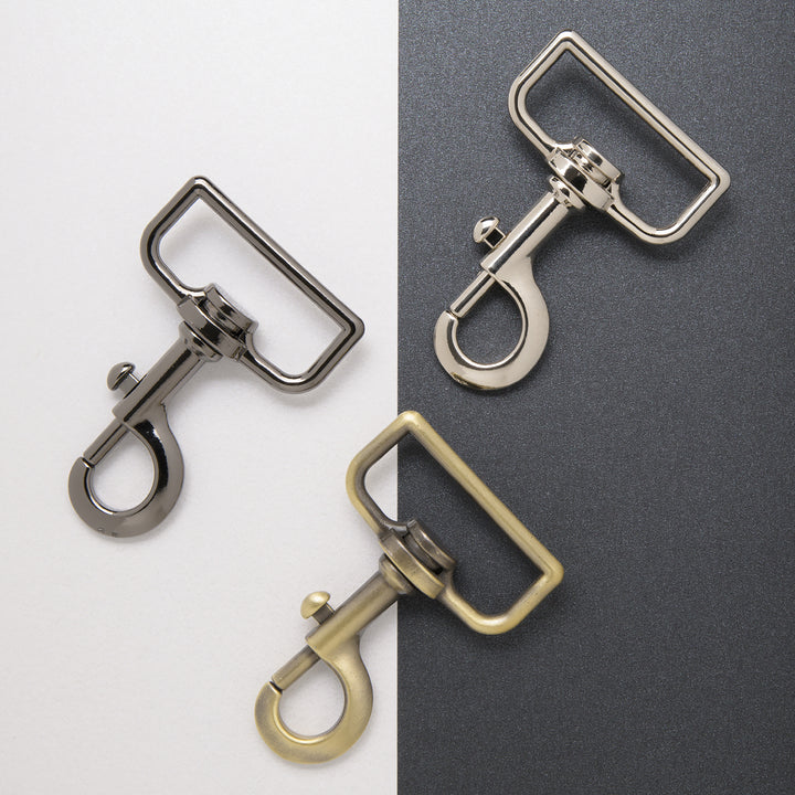 38mm trigger hooks in nickel, gun metal and antique brass