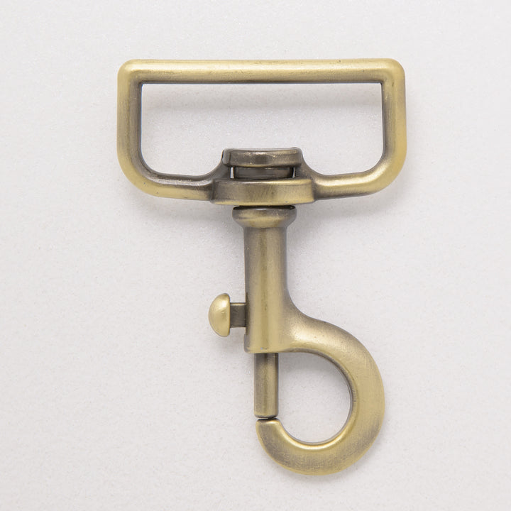 38mm antique brass trigger hook