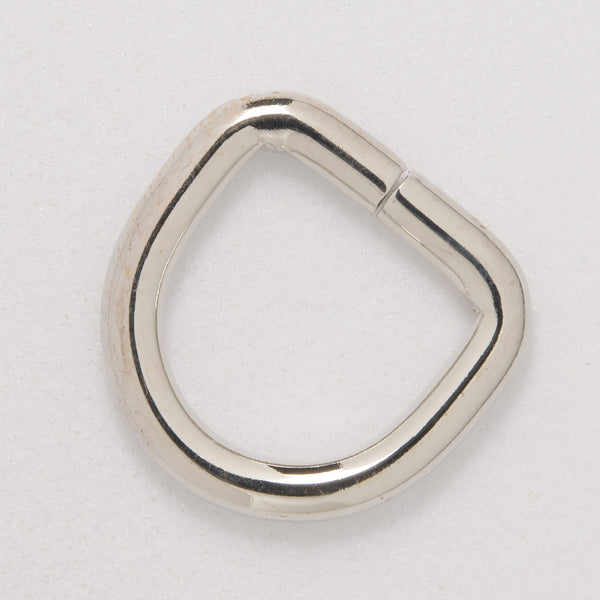 20mm unwelded nickel d-ring