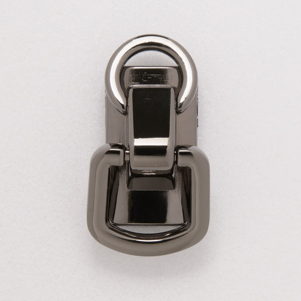 Gun metal double handle holder