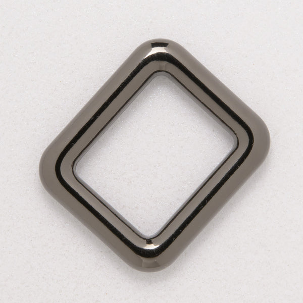 20mm gun metal square ring