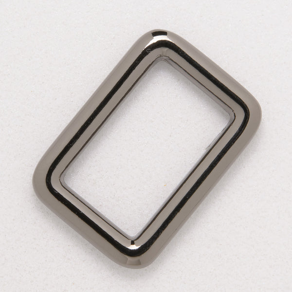 25mm gun metal square ring