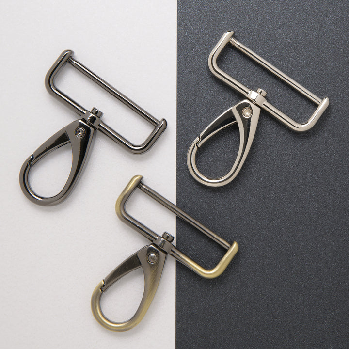 38mm trigger hooks in nickel, gun metal and antique brass
