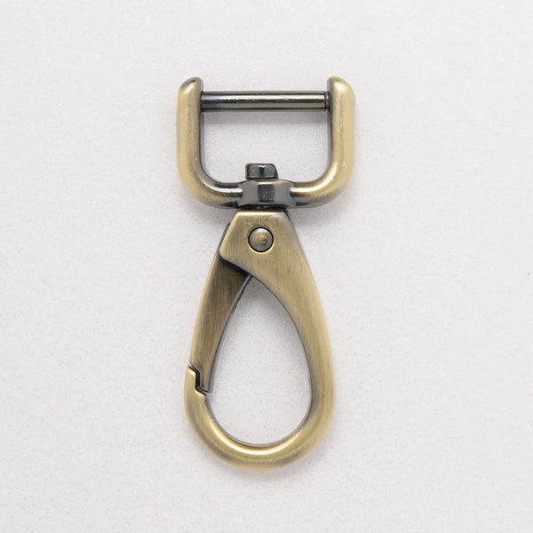 16mm antique brass trigger hook