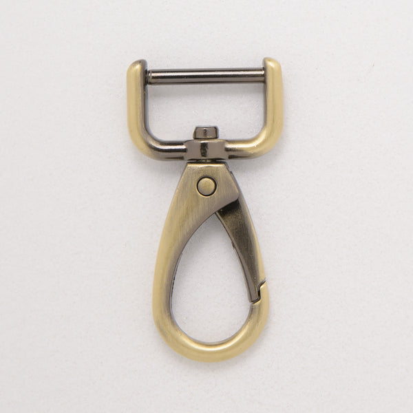 20mm antique brass trigger hook