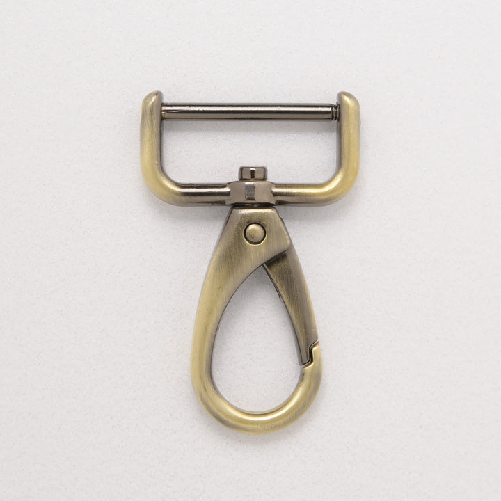 25mm antique brass trigger hook