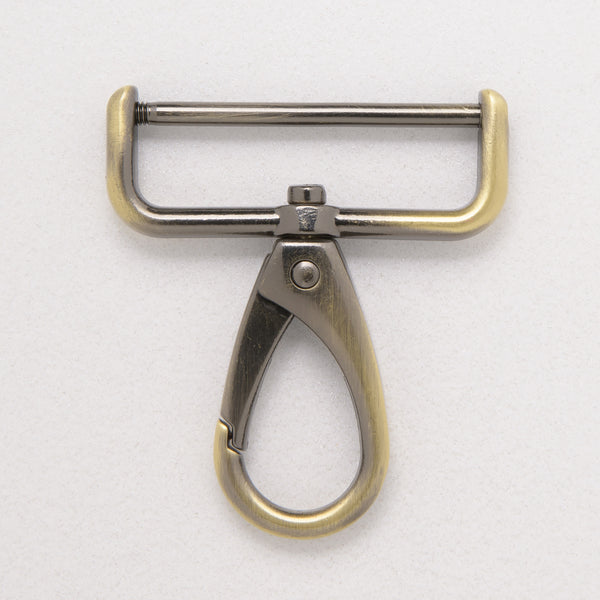 38mm antique brass trigger hook