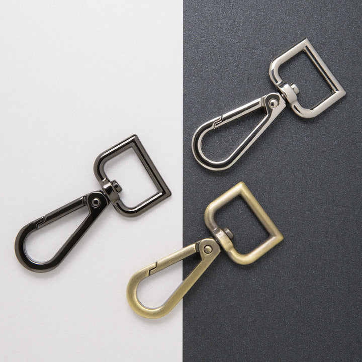 19m trigger hooks in nickel, gun metal and antique brass