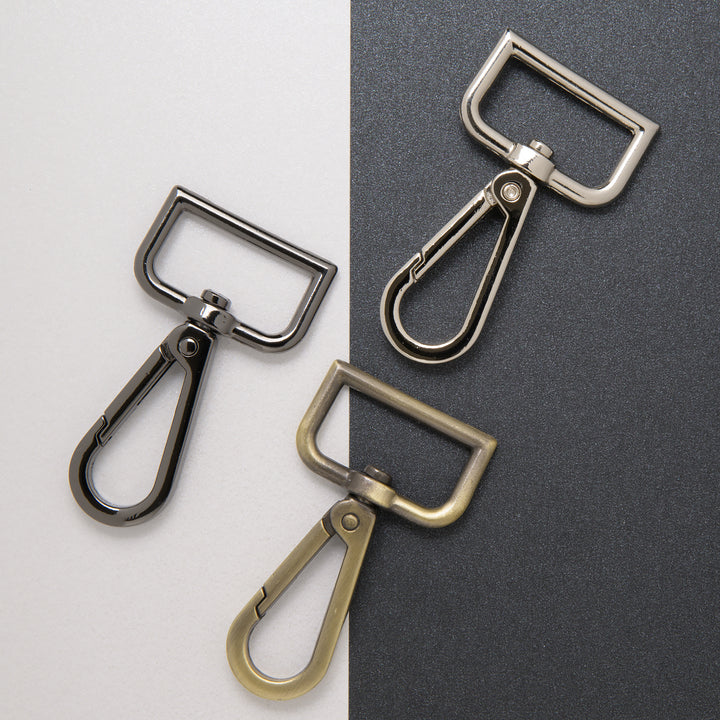 25mm trigger hooks in nickel, gun metal and antique brass