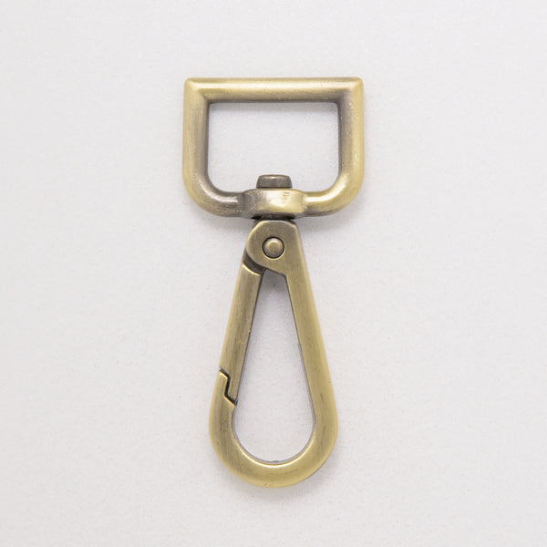 19mm antique brass trigger hook