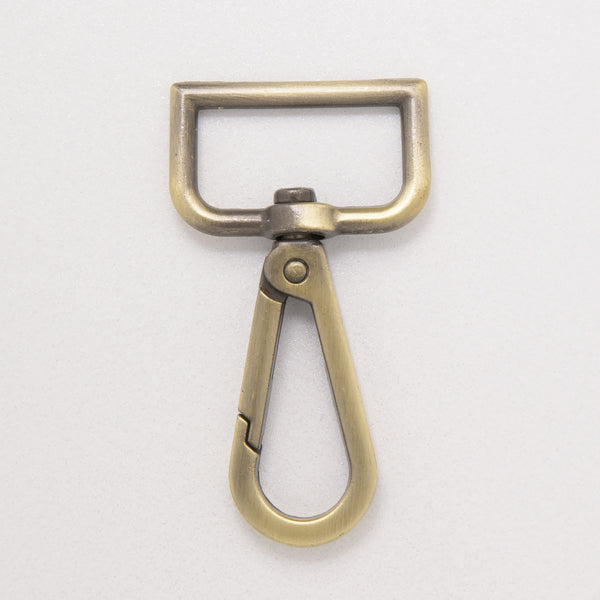 25mm antique brass trigger hook