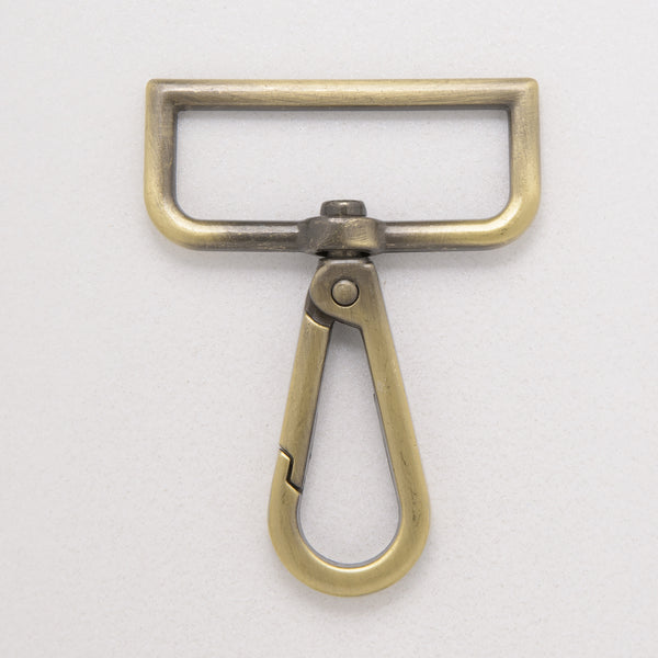 38mm antique brass trigger hook