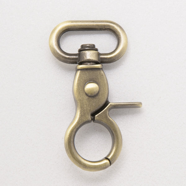 20mm antique brass trigger hook