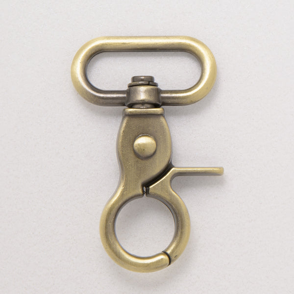 25mm antique brass trigger hook