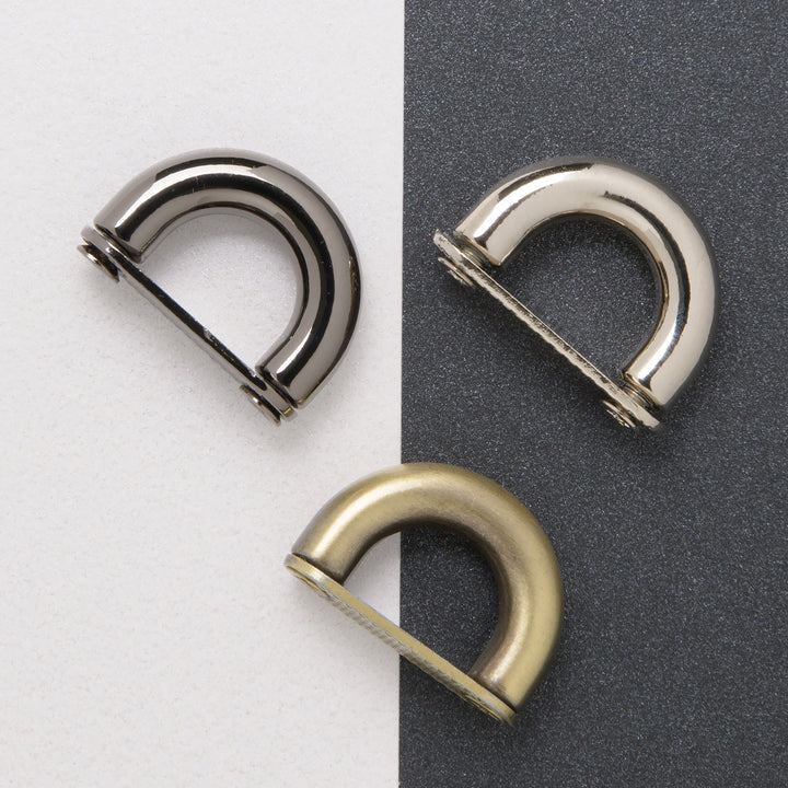 26.8mm handle holders in nickel, gun metal and antique brass