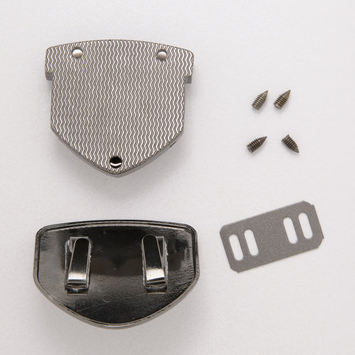 42mm Gun metal tuck lock