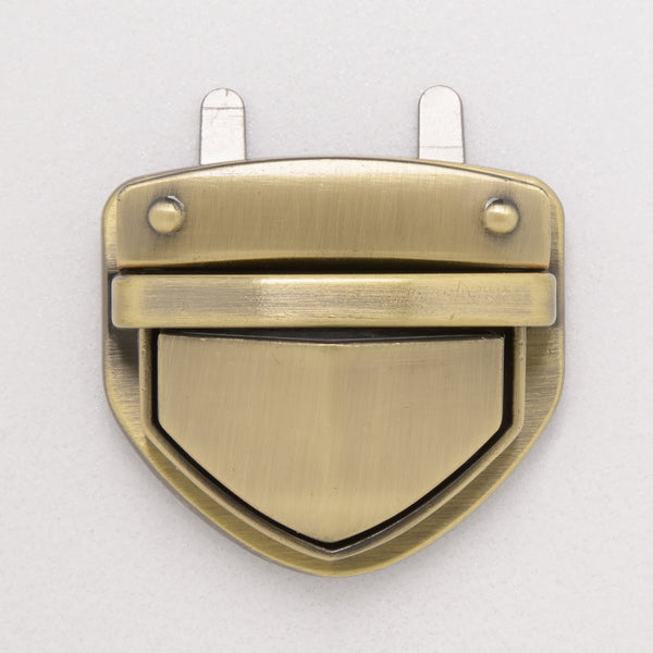 42mm antique brass tuck lock