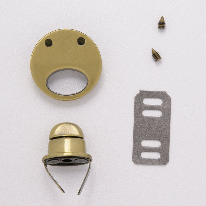 25mm antique brass turn lock