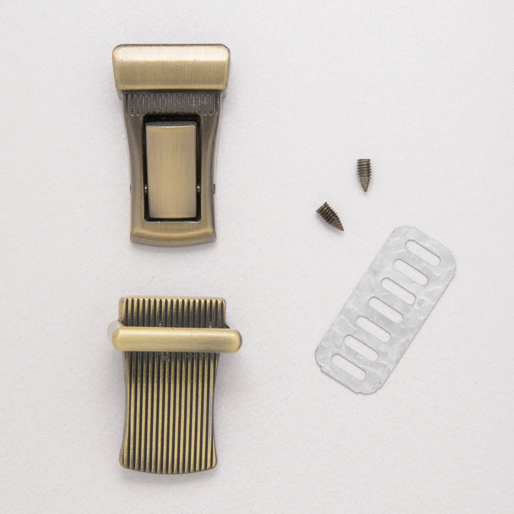 20.5mm antique brass tuck lock