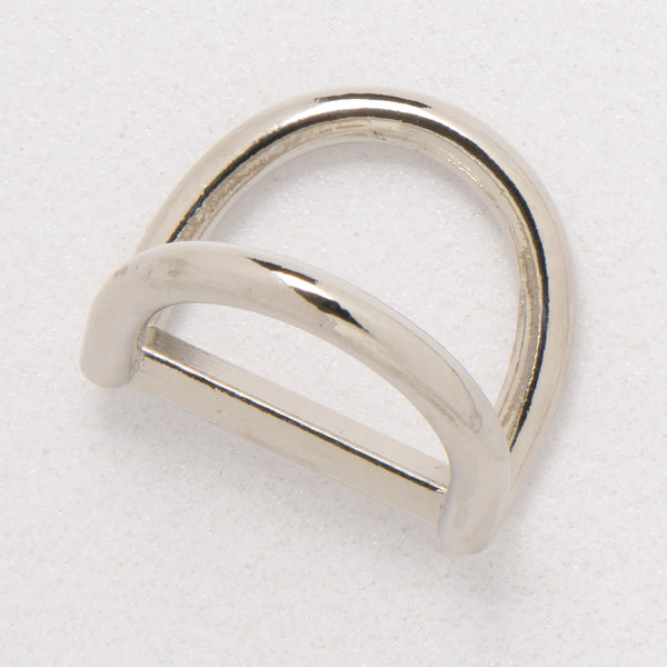 16.5mm nickel double d-ring