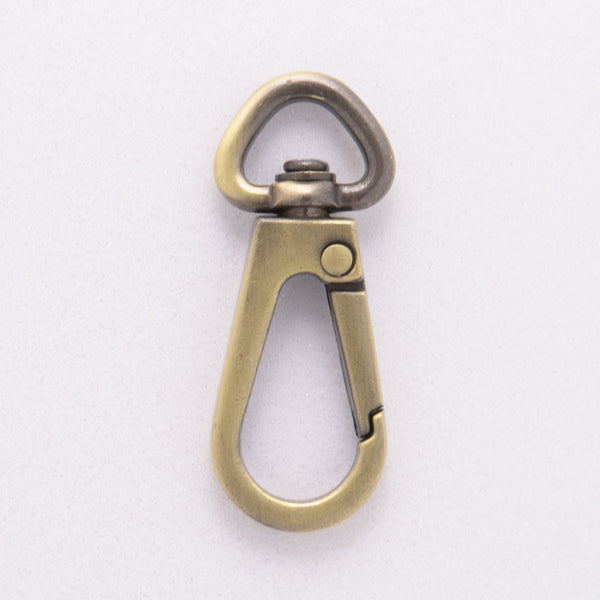 11mm Antique Brass Dog Clip (Pack of 10)