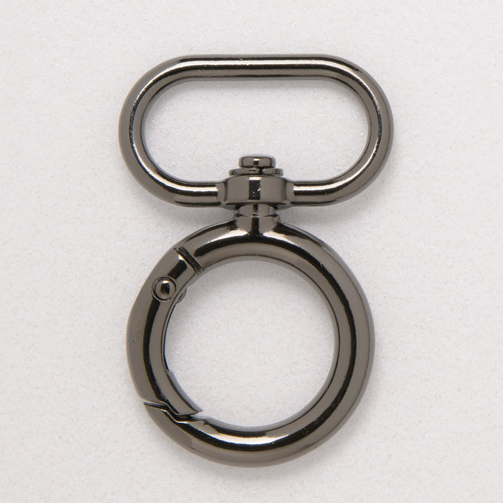 Gun metal swivel trigger hook